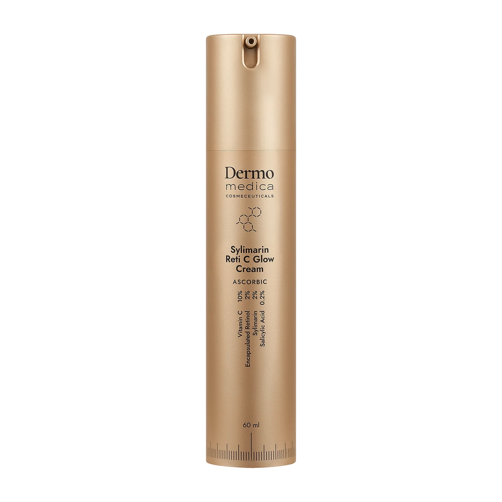 DermoMedica Sylimarin Reti C Glow Cream — Creme mit verkapseltem Retinol für die Nacht, 60 ml