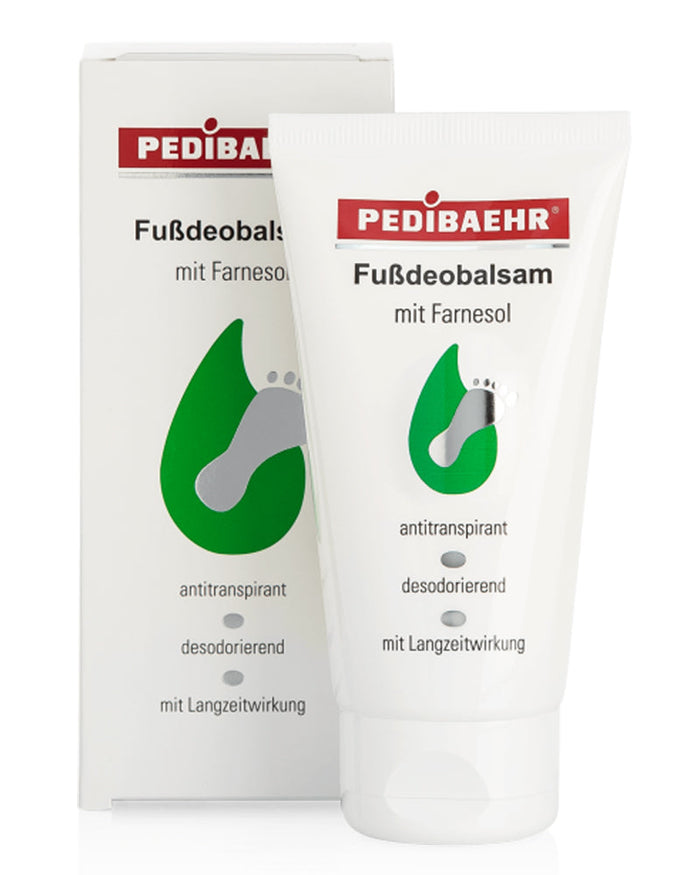 Pedibaehr deo-balsam för fötter mot svettning med farnesol 75 ml