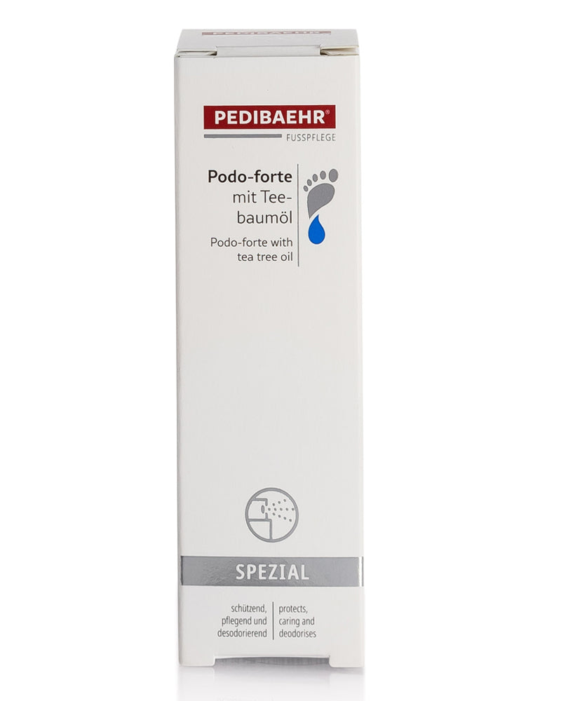 Pedibaehr Podo-forte spray do paznokci ochrona przed grzybicą i bakteriami 30 ml — spray do paznokci i skóry stóp