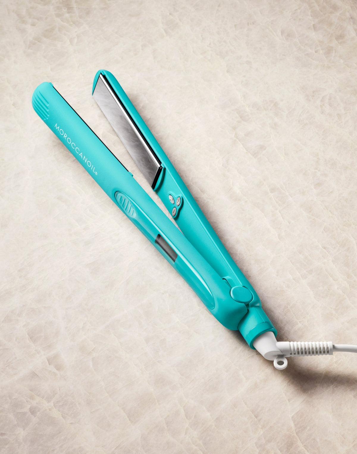 Perfectly Polished Titanium Flat Iron — Moroccanoil