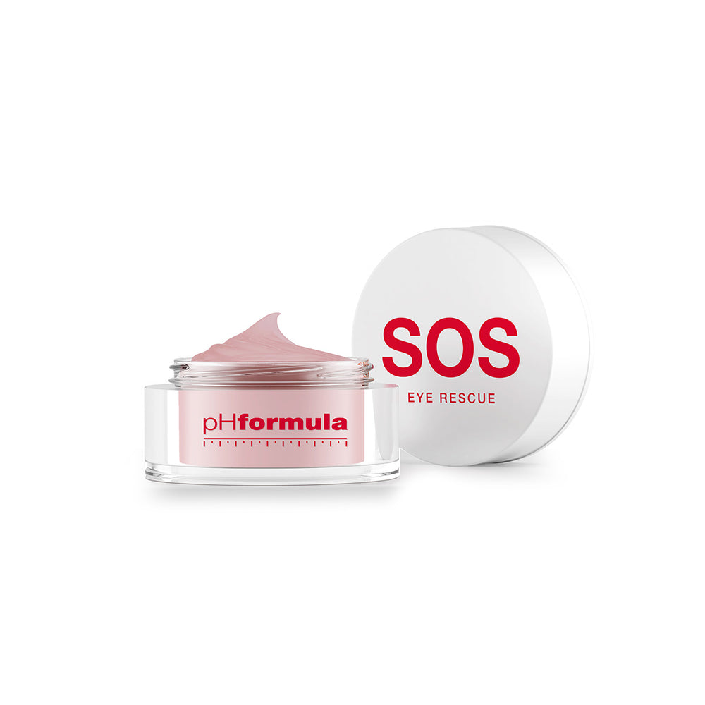 pHformula SOS EYE rescue — oogcrème die beschermt en verheldert