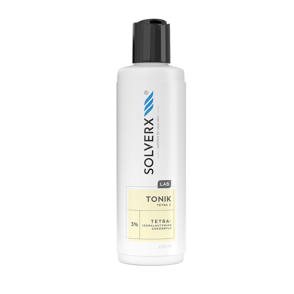 Solverx LAB Τόνικ με 3% TETRA C — περιποίηση επιδερμίδας με δυσχρωμίες