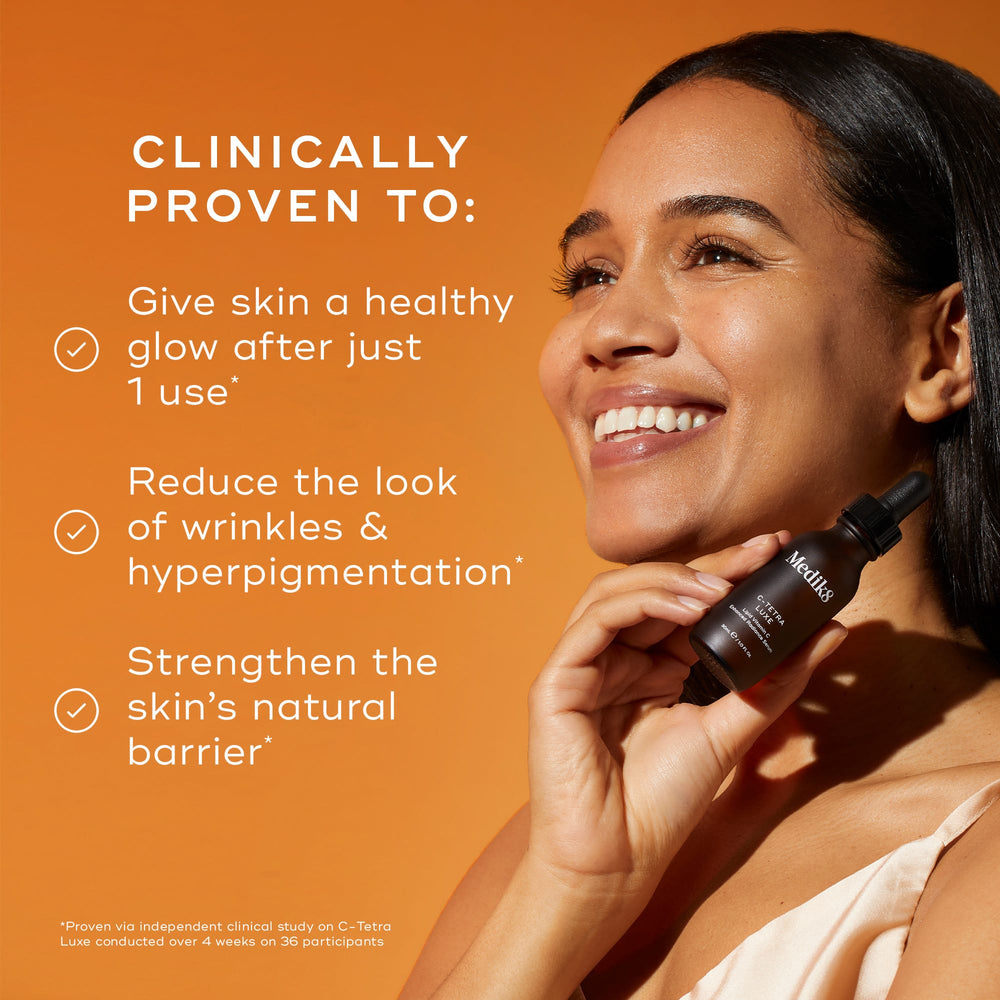 Medik8 C-Tetra Luxe — siero antiossidante con vitamina C che illumina la pelle