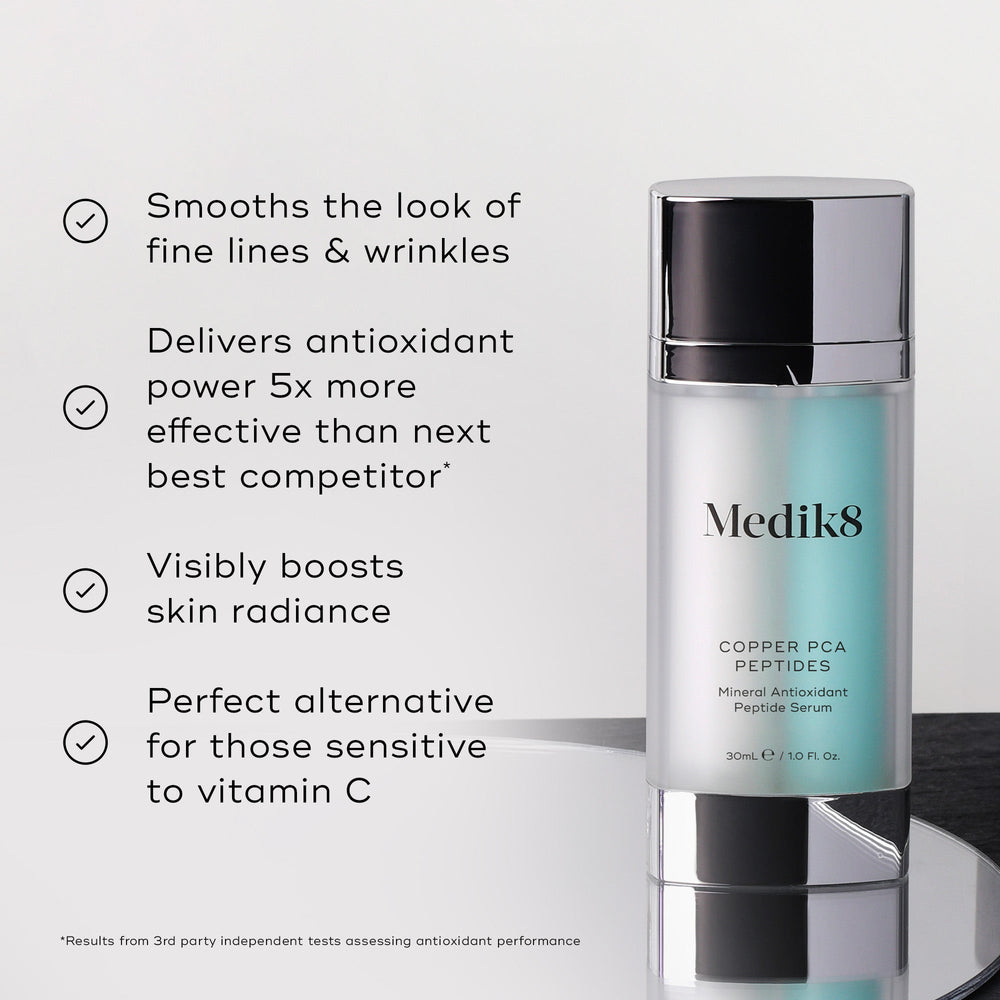 Medik8 Copper PCA Peptides — sérum s meďou chrániace pred voľnými radikálmi
