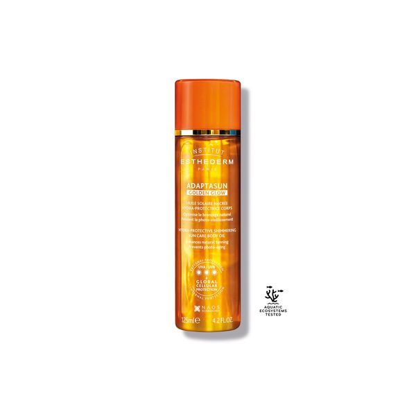 Institut Esthederm Adaptasun Golden Glow Shimmering Sun Care Body Oil — ulei de corp iluminator