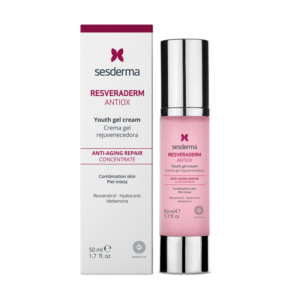 Sesderma Resveraderm krém-gél 50 ml — antioxidáns koktél resveratrollal