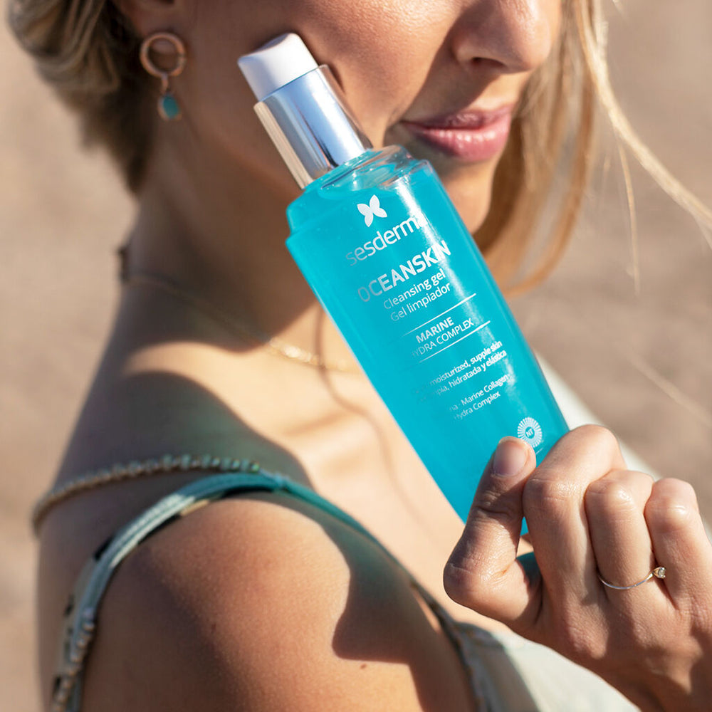 Sesderma Oceanskin gél 200 ml — háromfázisú tisztítás legyengült bőrre