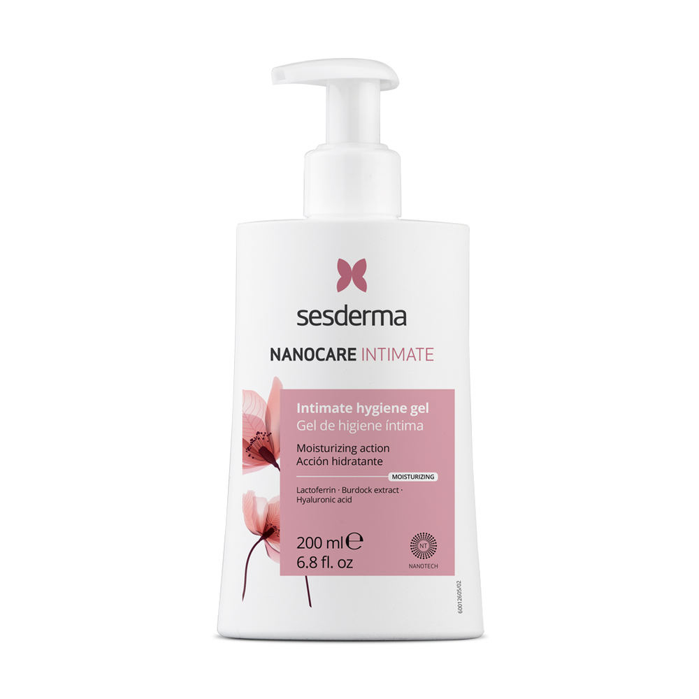 Sesderma Nanocare Intimate Intimní hygiena 200 ml — jemný gel pro každodenní intimní hygienu