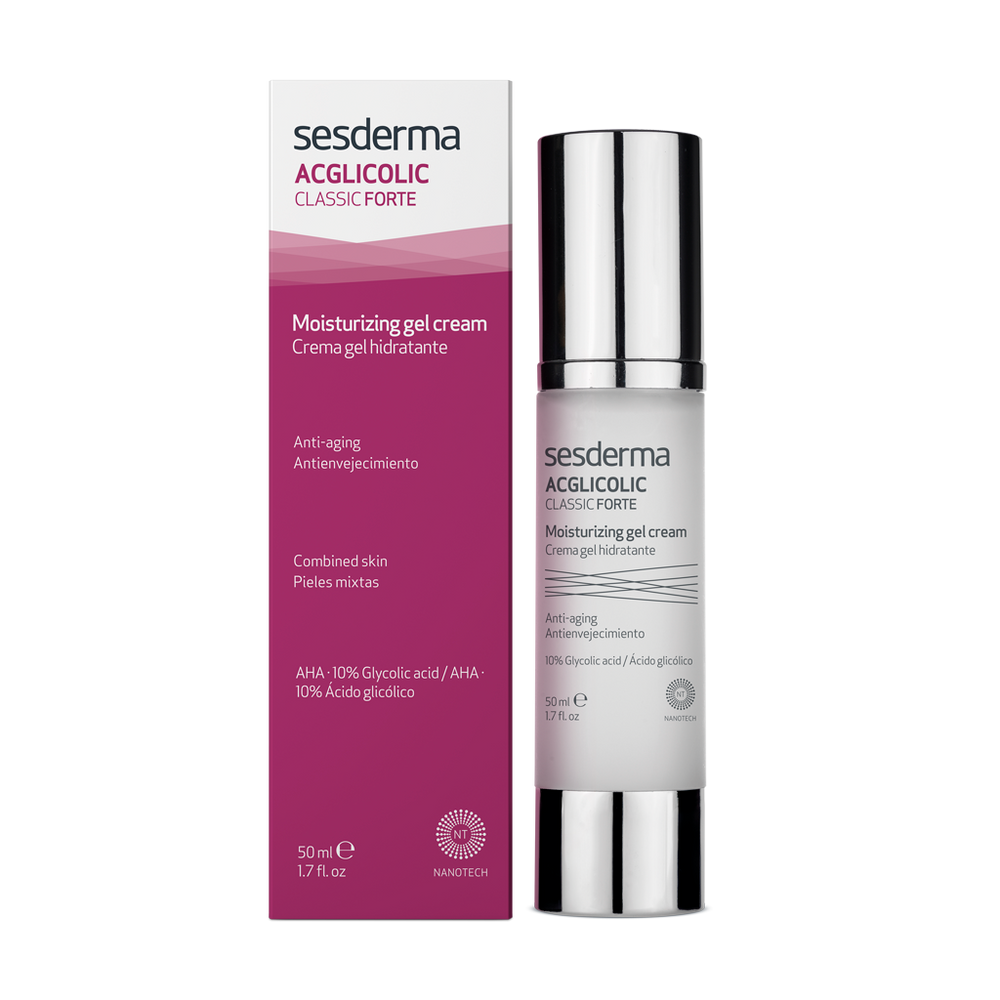 Sesderma Acglicolic Classic Fugtgivende creme-gel 50 ml — til ru hud og rynker
