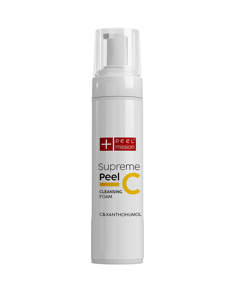 Peel Mission Supreme C Peel Cleansing Foam 200 ml — pianka oczyszczająca do twarzy i okolic oczu