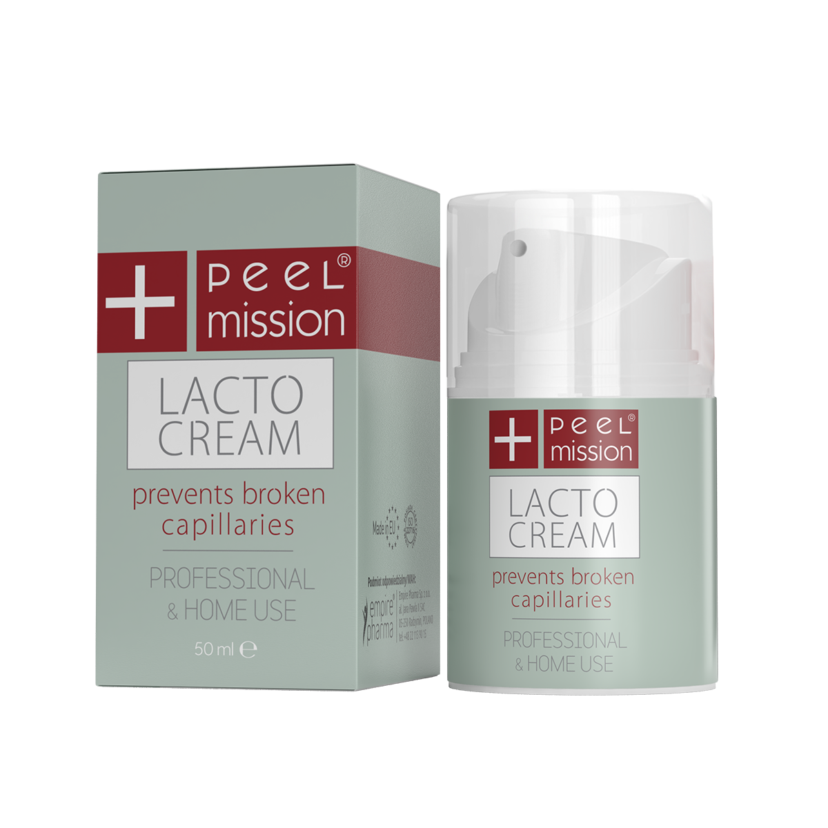 Lacto Cream Peel Mission - krem airless 50 ml