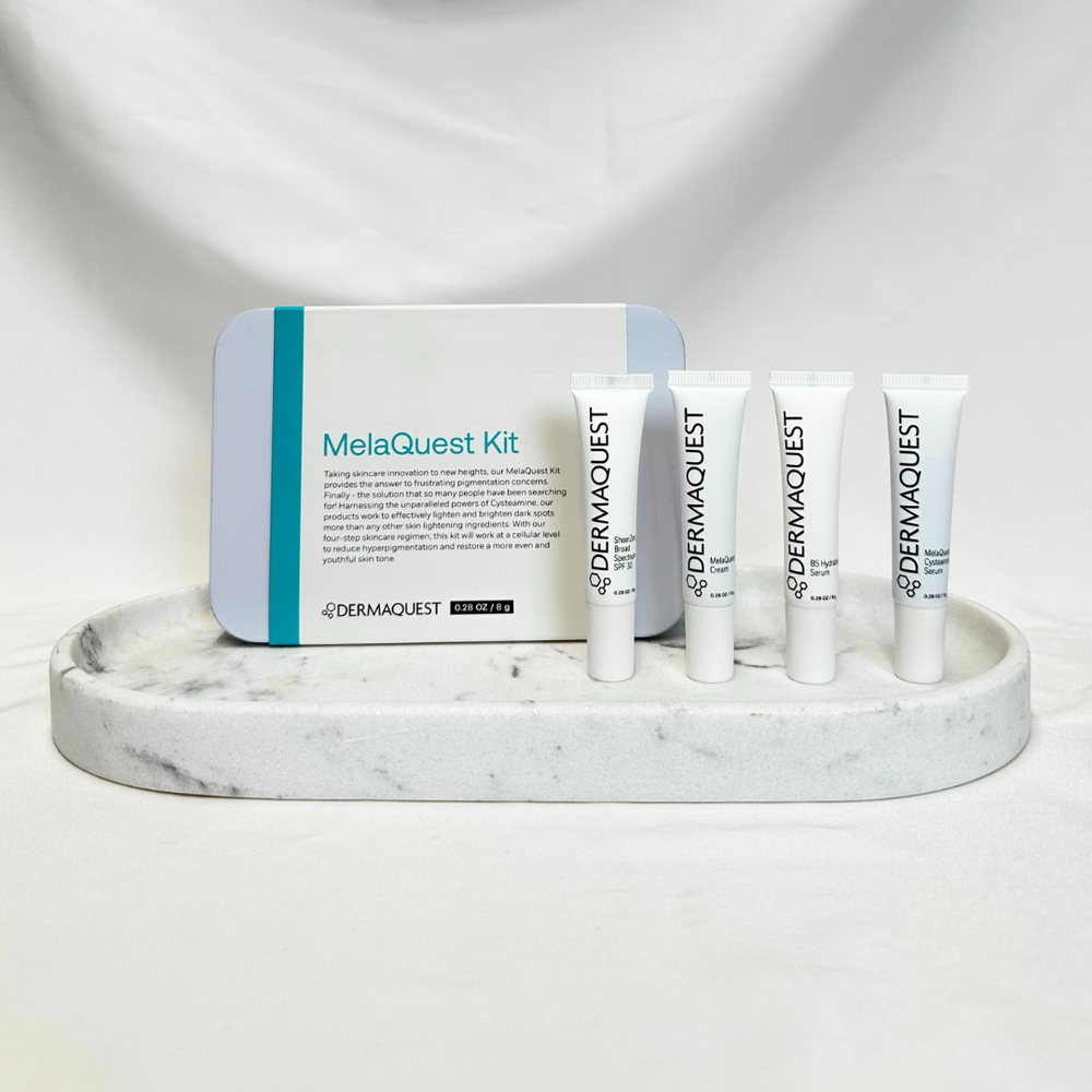 DermaQuest MelaQuest Kit — zestaw przeciw przebarwieniom i odwodnieniu