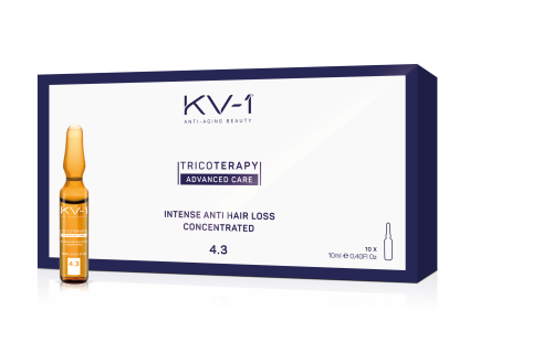 KV-1 Advanced Care 4.3 Anti Hair Loss Concentrated 10×10 ml — lotion proti vypadávaniu vlasov