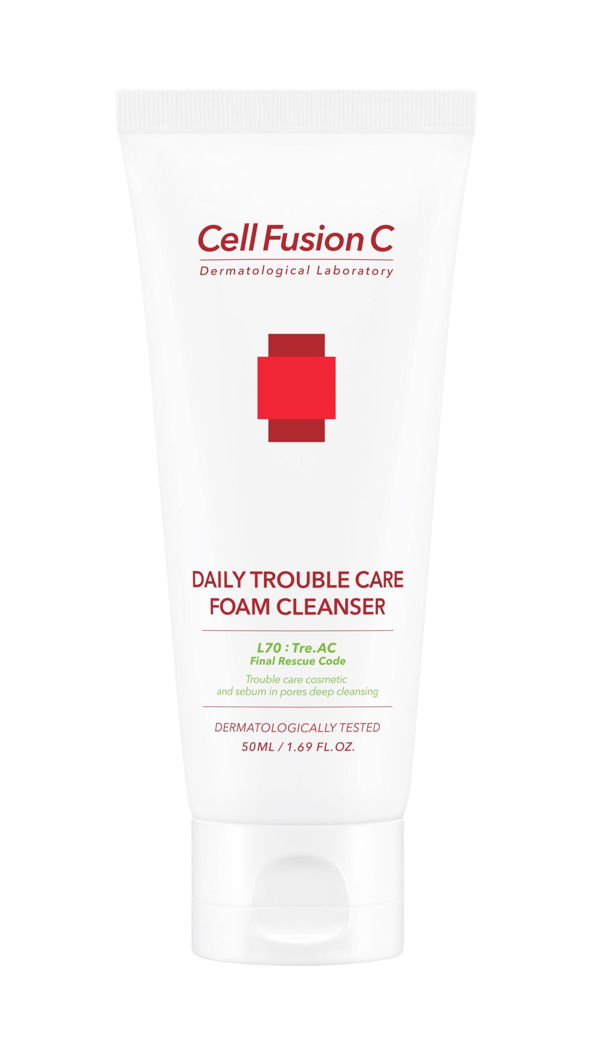 Cell Fusion C Tre.AC Daily Trouble Care Foam Cleanser — pena s kyselinou salicylovou 1,8%