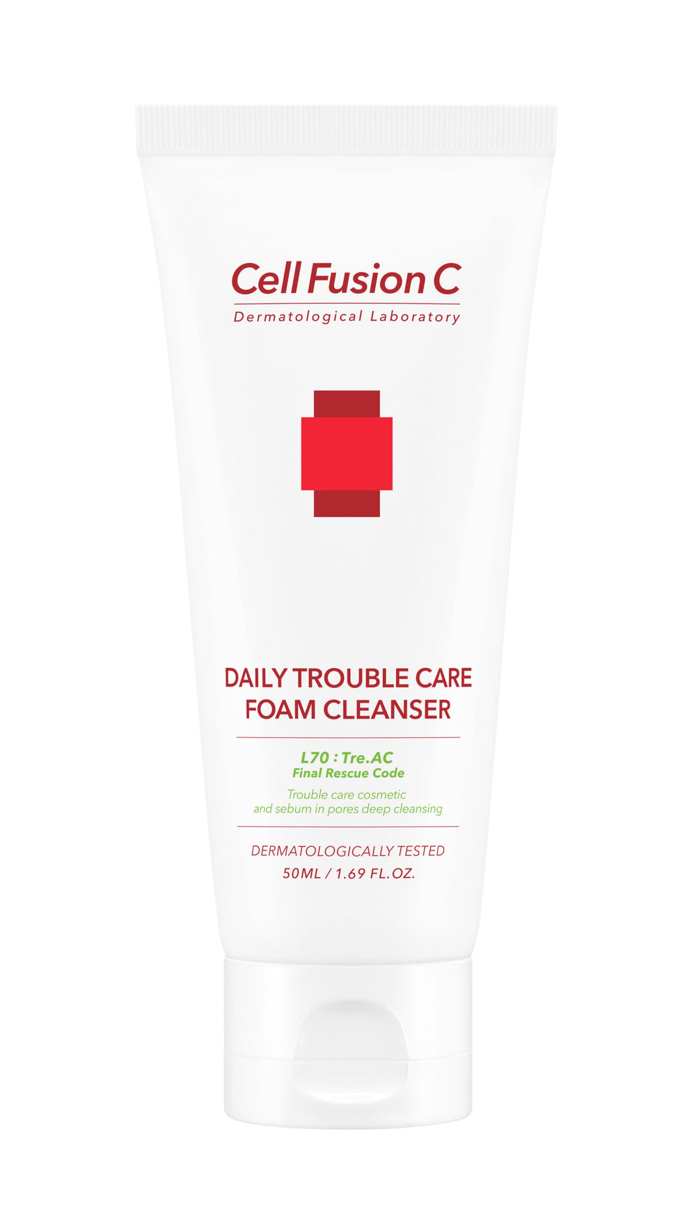 Cell Fusion C Tre.AC Daily Trouble Care Foam Cleanser — pena s kyselinou salicylovou 1,8%