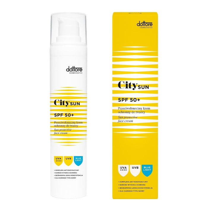 Dottore City SUN ochranný krém na obličej SPF 50+