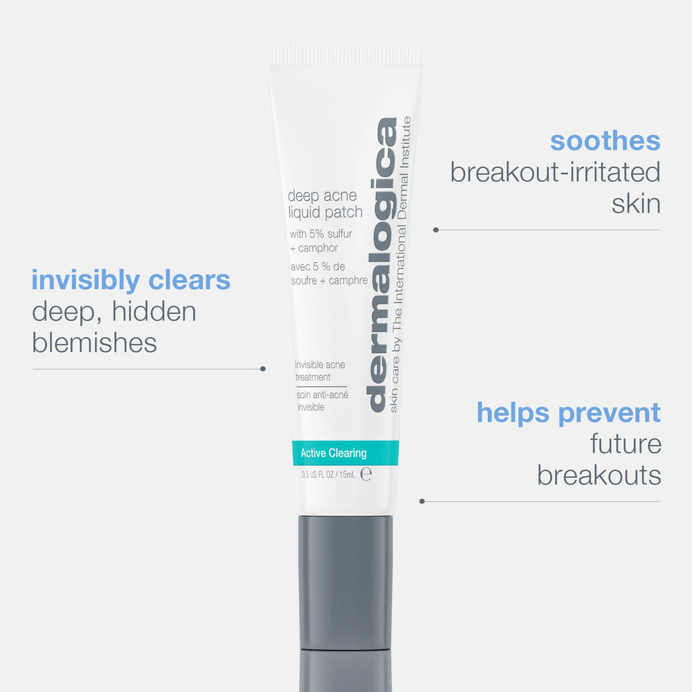 Dermalogica Deep Breakout Liquid Patch — punktuelle Behandlung mit 5 % Schwefel 15 ml