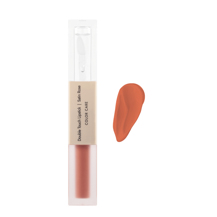 DermoMedica Double Touch Lipstick Satin Rose 2×1,72 ml