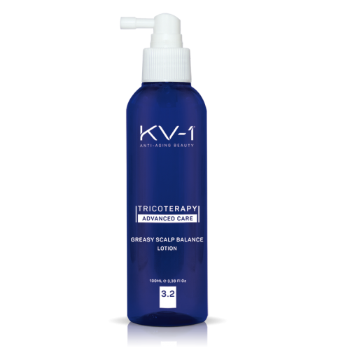 KV-1 3.2 Lotion mastné lupiny 100 ml — trichologický balzám s pirocton olaminem