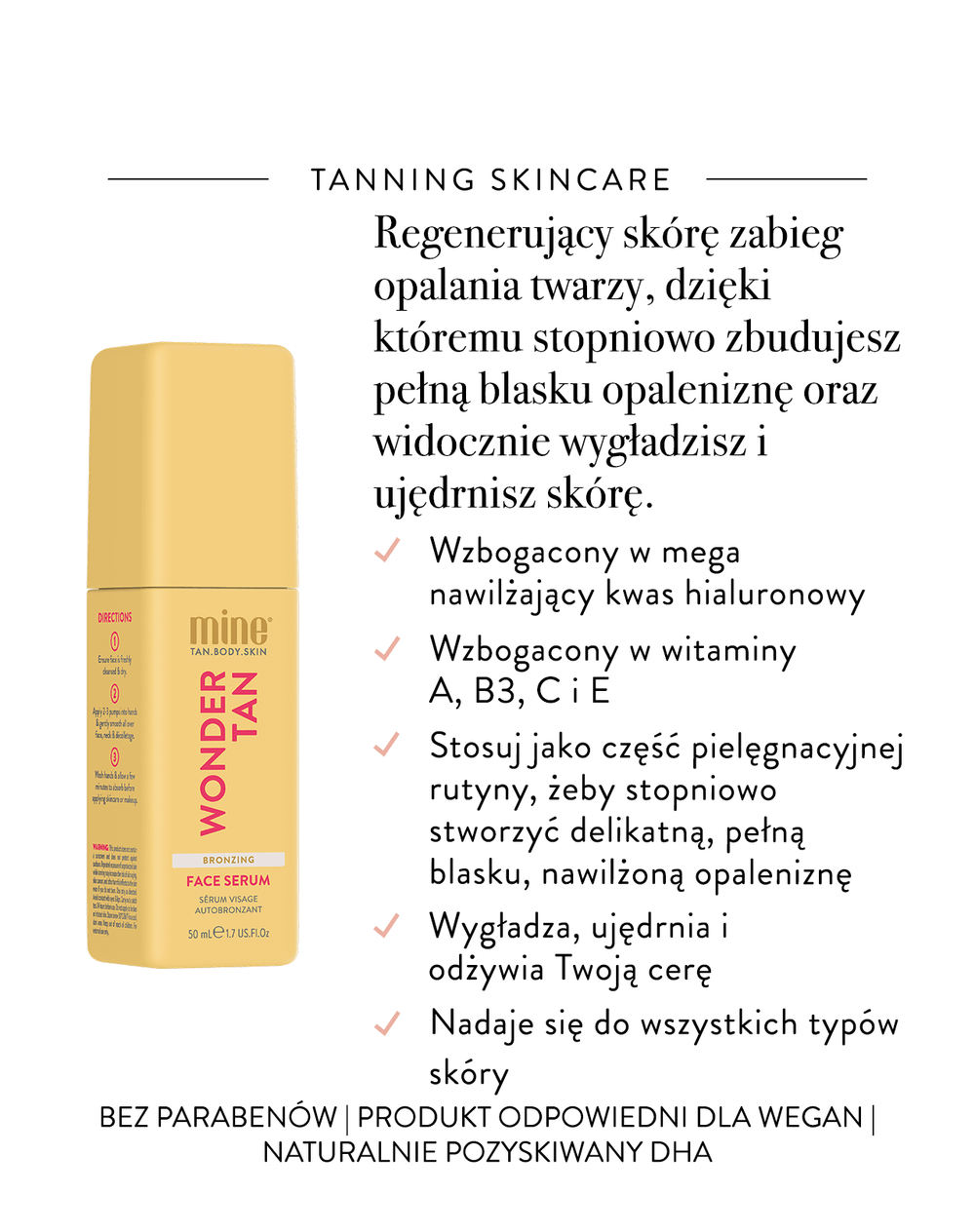 MineTan Wonder Tan — Bräunendes Regenerationsserum
