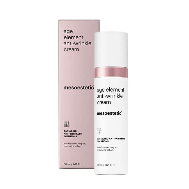 Mesoestetic Age Element Anti-Wrinkle Cream 50 ml — crema antiaging con Regenestem, colágeno y elastina para piel madura