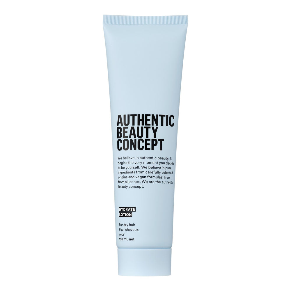 Authentic Beauty Concept Hydratační balzám na vlasy 150 ml — veganský balzám bez parabenů a silikonů, dodává tvar a pečuje