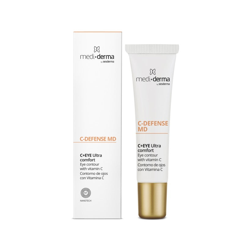 Mediderma C-Defense Md C+ Eye Ultra Comfort Eye Contour — preparado para el contorno de ojos contra arrugas y bolsas