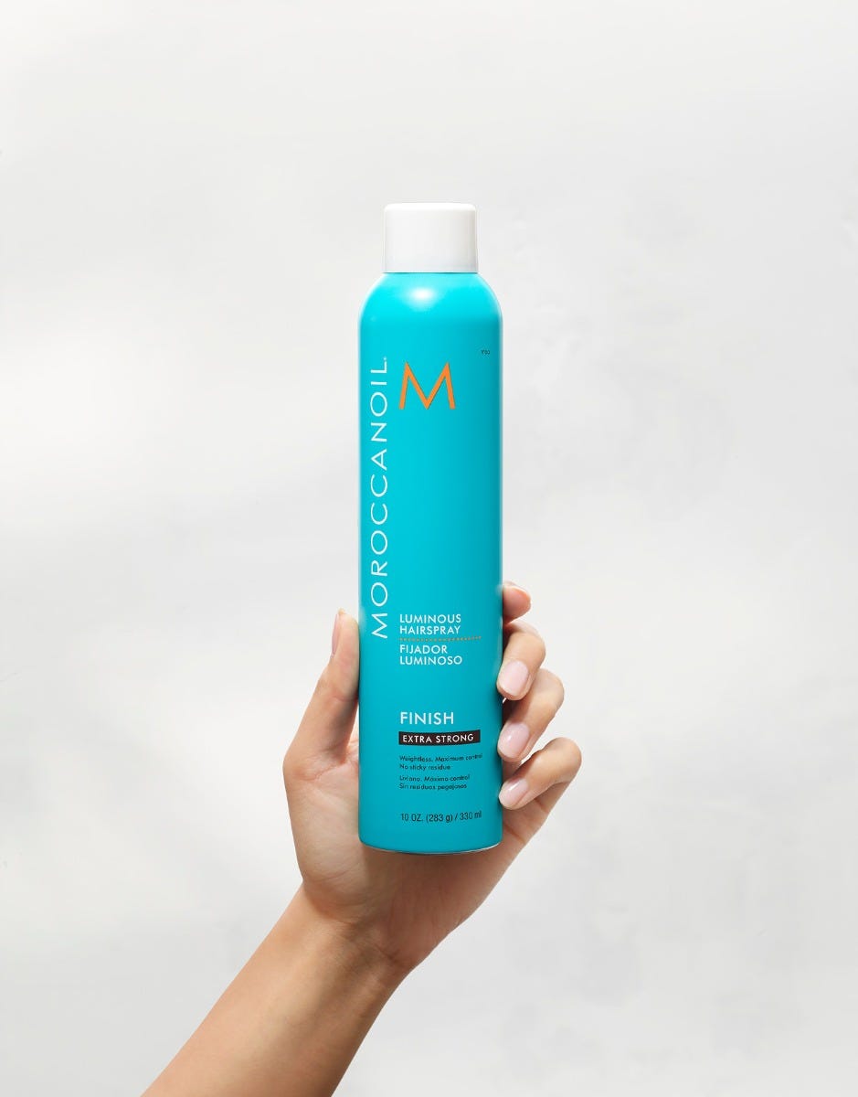 Moroccanoil Luminous Hairspray Extra Strong — erős tartású hajlakk