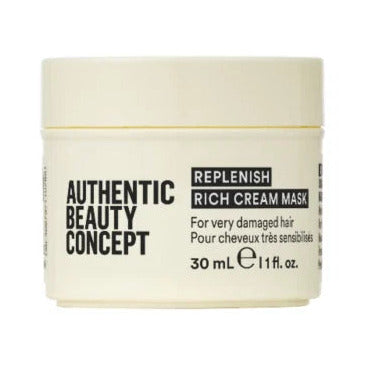 Authentic Beauty Concept Intensywna Kremowa Maska Odbudowująca do włosów 200 ml — wegańska maska bez parabenów i silikonów odbudowująca włosy