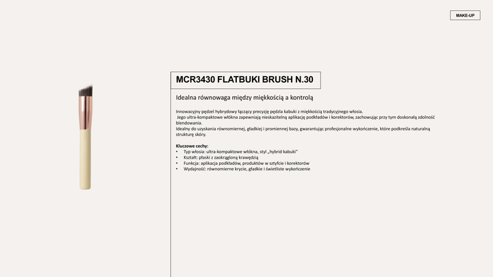Flat-Buki Brush N. 30