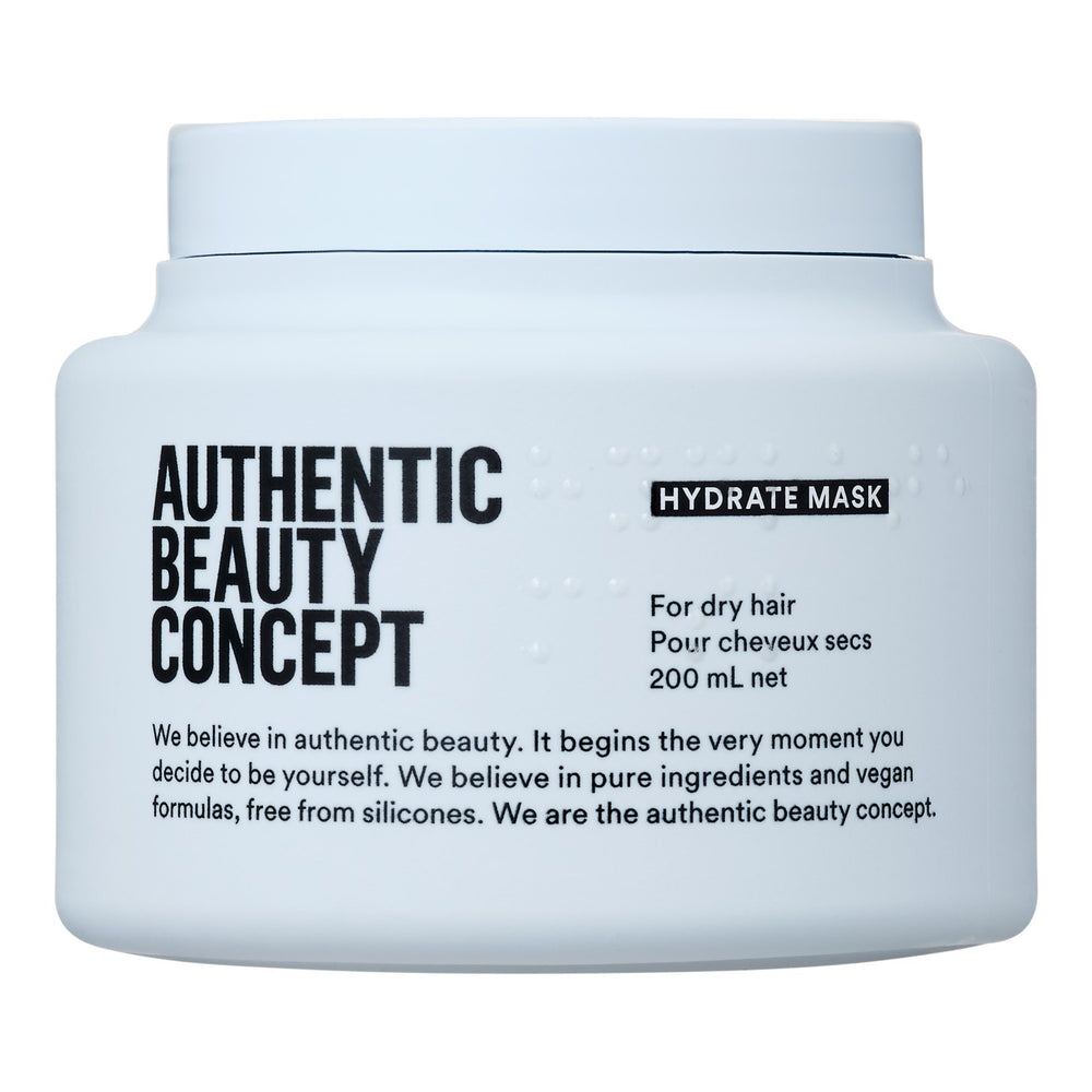 Authentic Beauty Concept Feuchtigkeitsspendende Haarmaske 200 ml — Feuchtigkeitsmaske für geschädigtes Haar