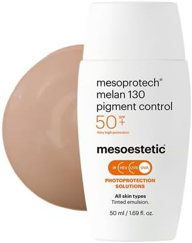 Mesoestetic Mesoprotech Melan 130 Pigment Control SPF50+ 50 ml — crema con filtro para piel con manchas