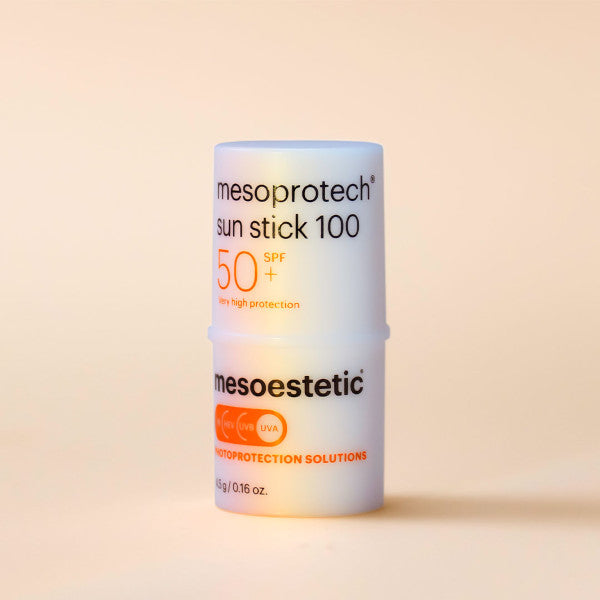 Mesoestetic Mesoprotech Sun Stick 100 — stick con filtro UVA/UVB per la protezione localizzata del viso