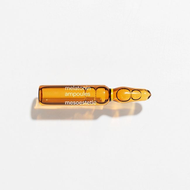 Mesoestetic Melatonin Ampoules — αμπούλα νύχτας που αποκαθιστά την ελαστικότητα και τη λάμψη