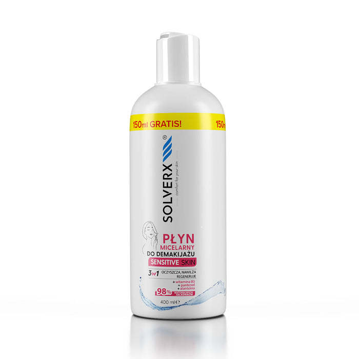 Solverx Micellair water voor make-upverwijdering Sensitive Skin