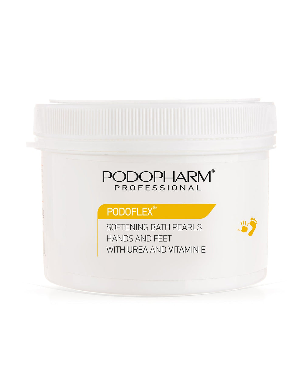 Podopharm Podoflex Weichmachende Perlen für das Bad von Händen und Füßen mit Harnstoff und Vitamin E — Perlen zur Erweichung der verhornten Epidermis