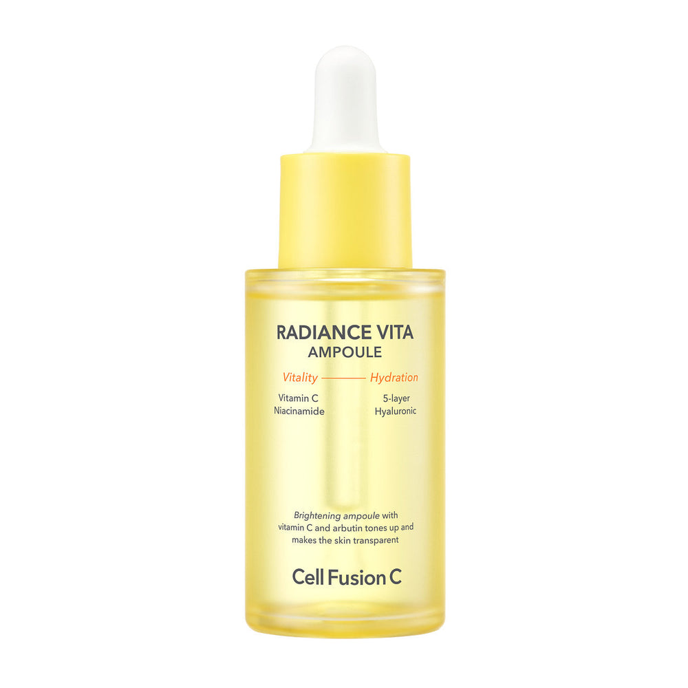 Cell Fusion C Radiance Vita Ampoule — sérum para manchas con vitamina C y arbutina