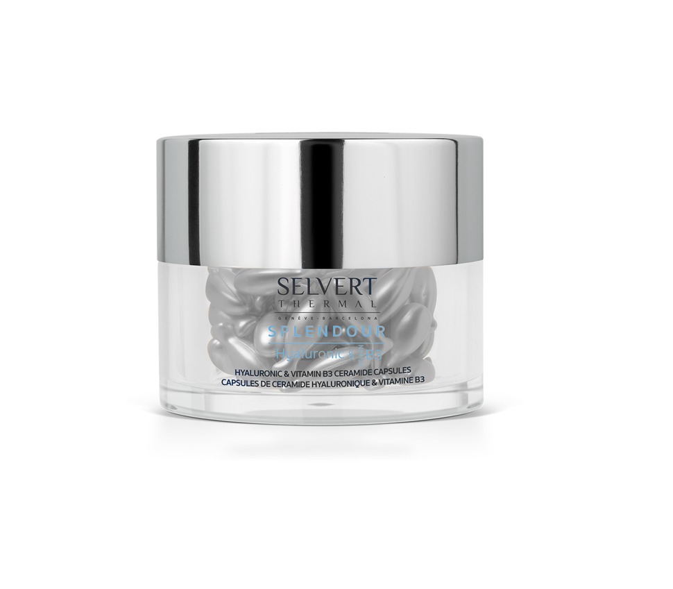 Selvert Thermal Splendour Hyaluronic & Vitamin B3 Ceramide Capsules — hydratačné ampulky