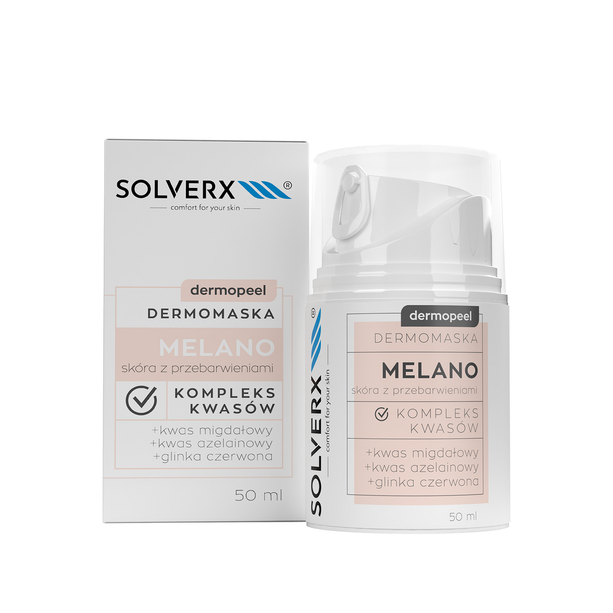 Solverx Dermopeel maska melano na przebarwienia