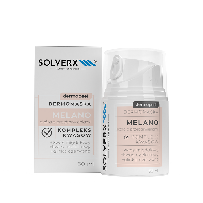 Solverx Dermopeel maska melano na przebarwienia