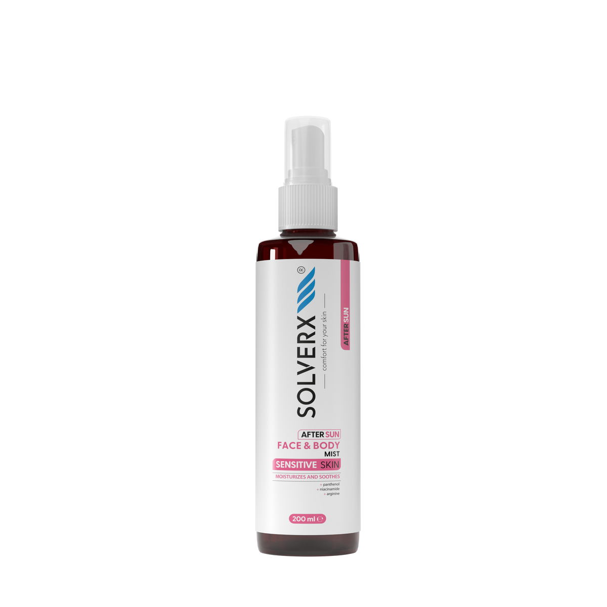 SOLVERX SENSITIVE SKIN after sun face & body mist, 200ml