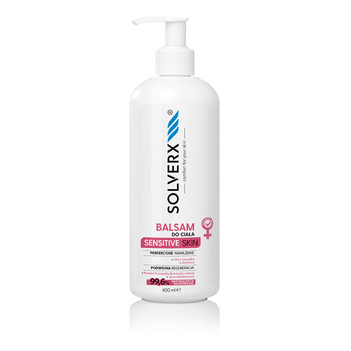 Solverx Sensitive Skin Baume corporel pour femmes peaux sensibles