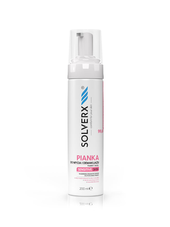 Solverx Sensitive Skin Pianka do Mycia Twarzy 200ml
