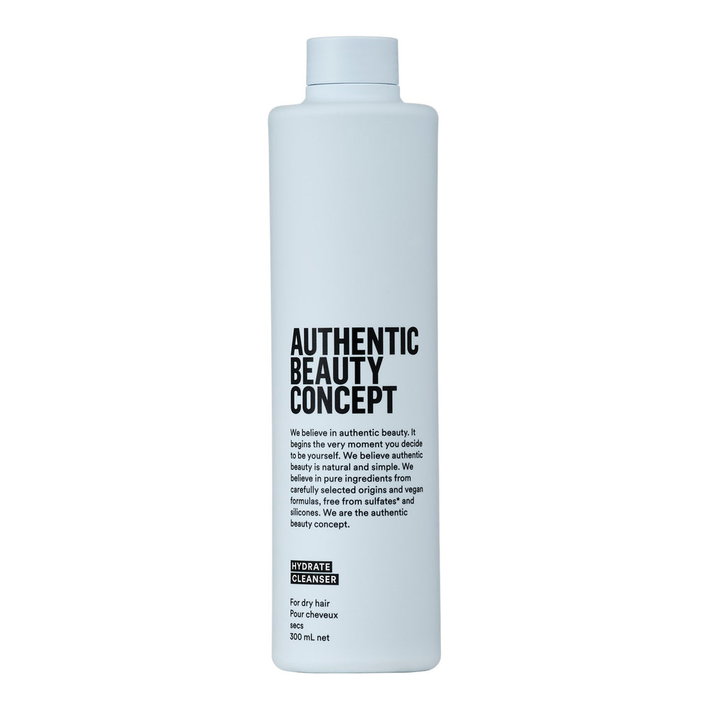 Authentic Beauty Concept Hydratačný šampón na vlasy 300 ml — vegánsky hydratačný šampón bez silikónov