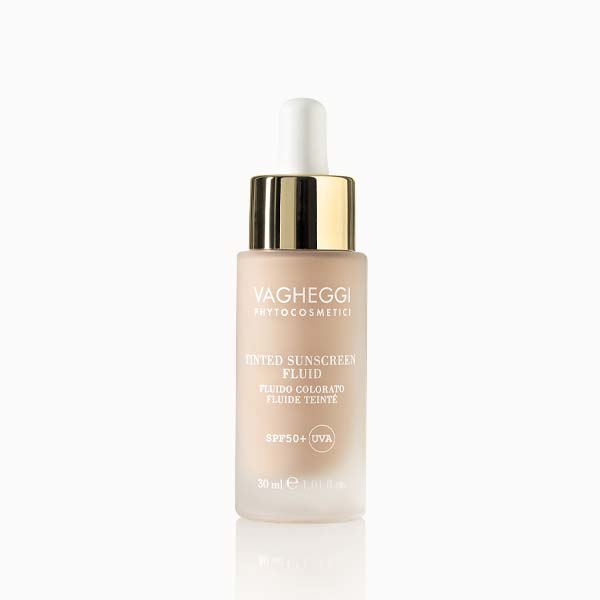 Vagheggi Summer Paradise Tinted Sunscreen Fluid SPF50+ — getöntes Sonnenschutz-Fluid für das Gesicht 30 ml