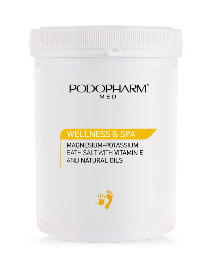 Podopharm Wellness & Spa magnézium-kálium fürdősó E-vitaminnal és természetes illóolajokkal