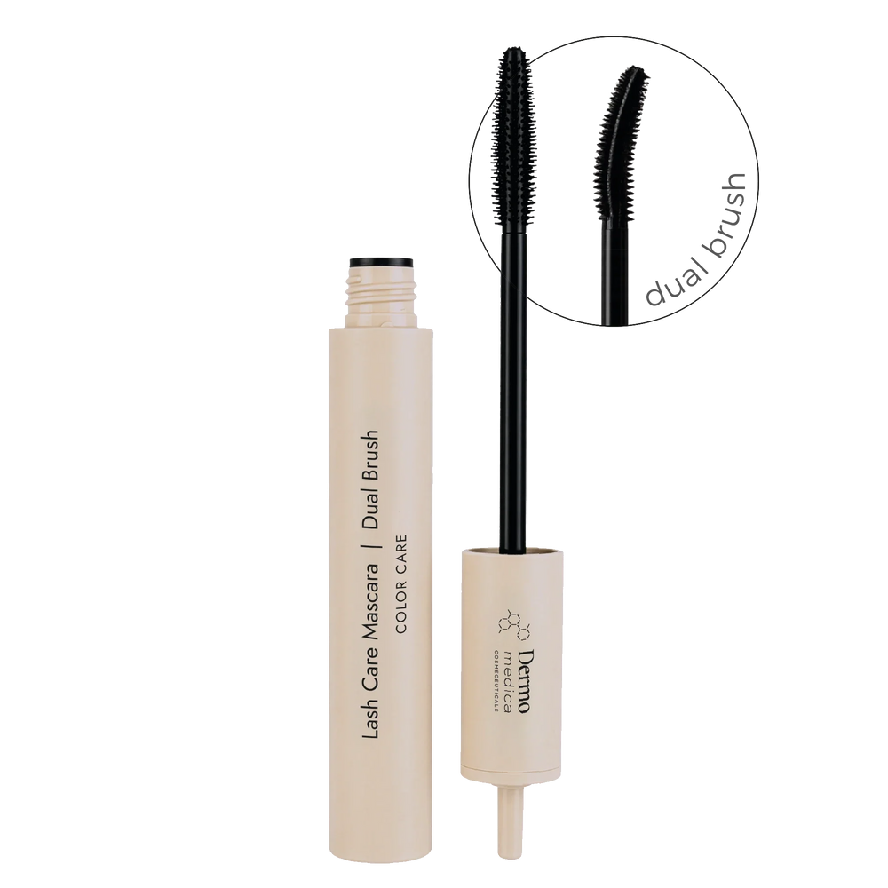 DermoMedica Lash Care Mascara | Dual Brush — μάσκαρα με ελαστική βούρτσα