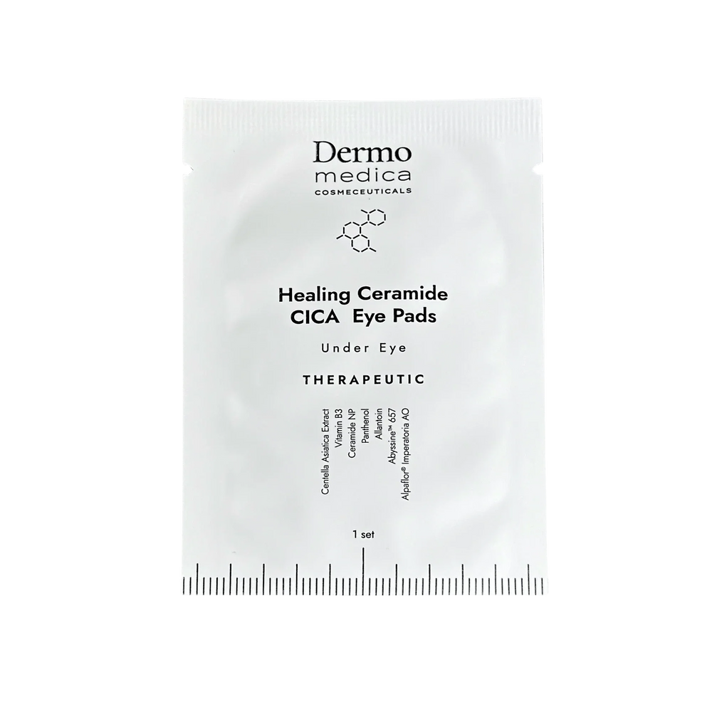 DermoMedica Healing Ceramide CICA Eye Pads — pastile pentru zona ochilor cu ceramide și centella