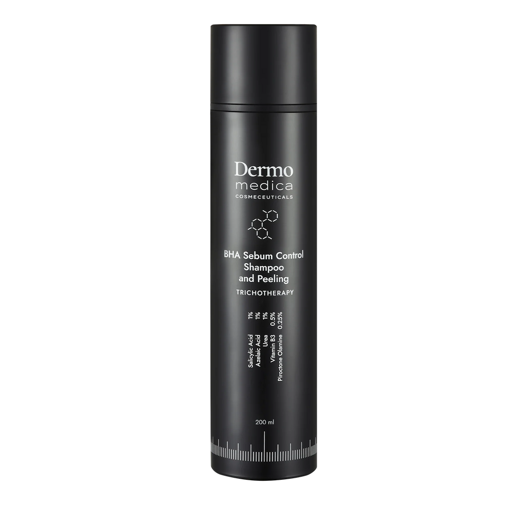 DermoMedica BHA Sebum Control Shampoo — trikologiskt schampo med salicylsyra