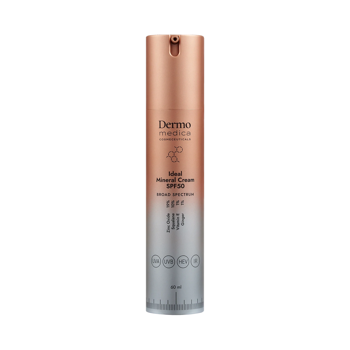 DermoMedica BR Ideal Mineral Cream SPF 50 — mineralischer LSF mit Squalan 10%